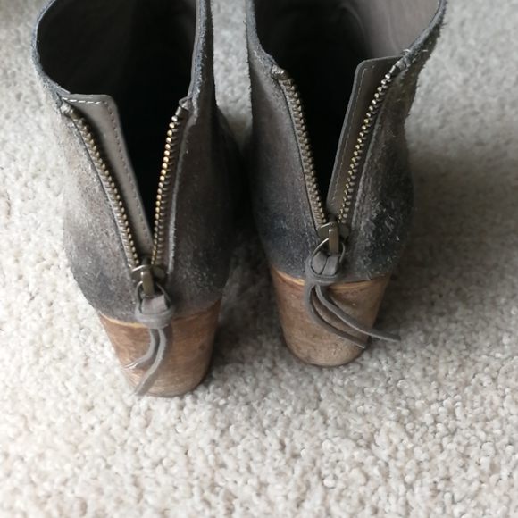 BP trolley suede ankle booties 6 - Picture 4 of 5